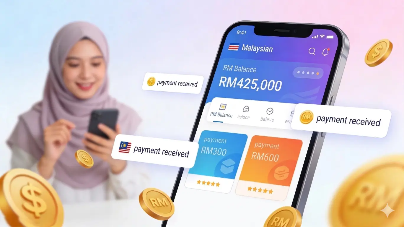 Paparan tugasan dalam telefon untuk jana pendapatan